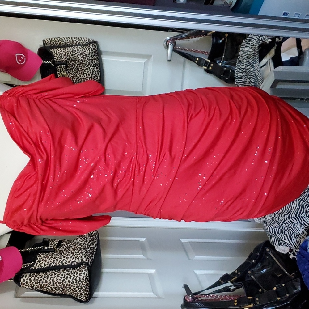 Sparkling Red Dress